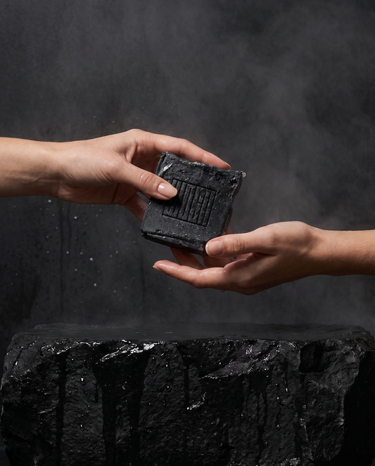 Translation missing: en.After Dark | Handmade Agarwood Oud Charcoal Soap image 3