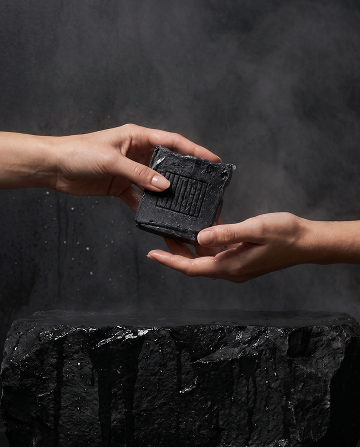 Translation missing: en.After Dark | Handmade Agarwood Oud Charcoal Soap image 3